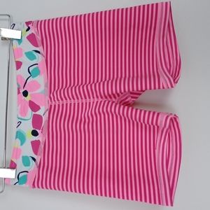 ✨3/$25✨Girl's Gymboree Pink Striped Athletic Shorts - L (10/12)